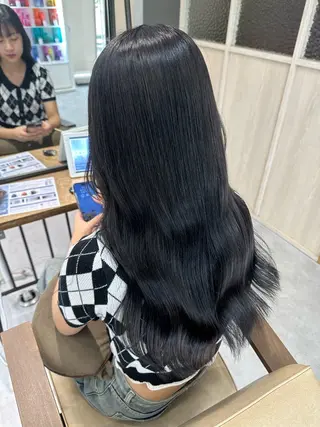 ロング カラー 髪質改善AUSTIN登戸所属・野村 一花 / 暖色 カラー / Wカラーのヘアスタイル