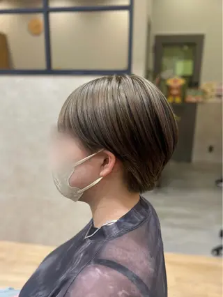 ショート 山口 玖瑠美のヘアスタイル