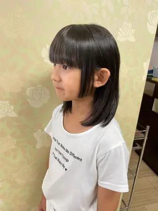 キッズ 徳留 もも花のヘアスタイル