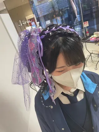 ロング ヘアアレンジ 【Sweep】おじま のぞみのヘアスタイル