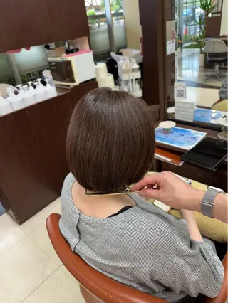 ショート みつき/✨髪質改善✨ /自然なストレートのヘアスタイル