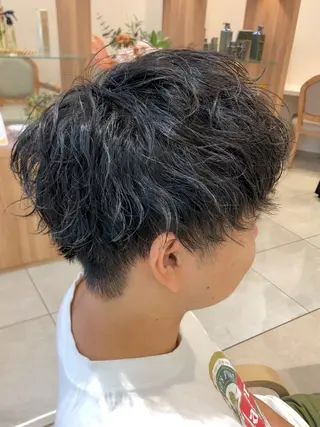 ショート パーマ メンズ 小林 優太　メンズパーマ✨のヘアスタイル