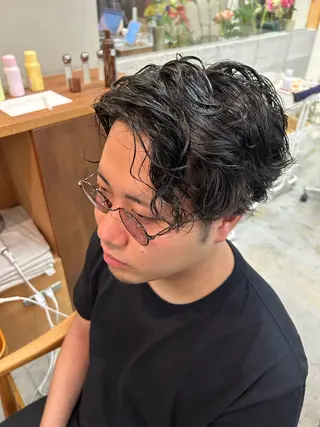 パーマ 名古屋/伏見/花屋 併設/不破新のヘアスタイル