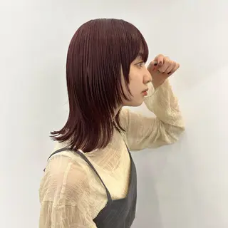 ショート カラー 顔まわりカット/艶髪 カラー✨けいとのヘアスタイル