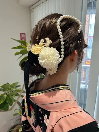 ヘアアレンジ 艶カラー🌸アレンジ 🌹Sally🕊️のヘアスタイル