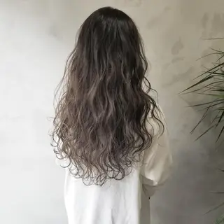 ロング カラー Le Lien カジのヘアスタイル