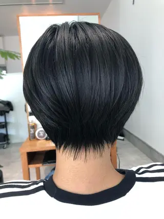 ショート 河内 元伸のヘアスタイル