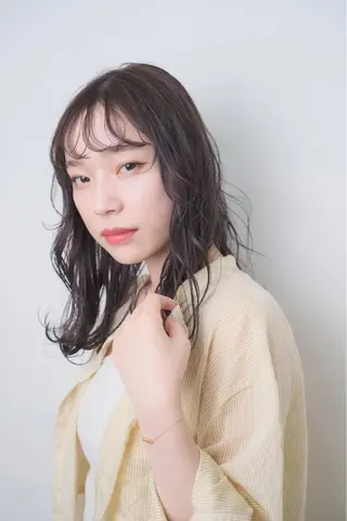 セミロング カラー 💛ハイトーン💛 りむのヘアスタイル