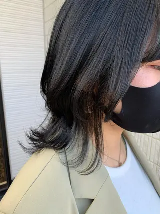 ミディアム カラー 古畑 佑悟のヘアスタイル