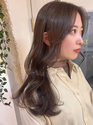 ロング カラー シバタ ショウゴのヘアスタイル