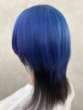 ミディアム カラー HAIR&MAKE EARTH センター南店所属・💧美髪/艶髪 /たかはしりく🔥のヘアスタイル