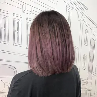 ミディアム カラー レイヤー,ボブ / 彩未のヘアスタイル