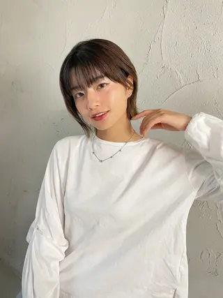 ショート 新村 華奈絵のヘアスタイル