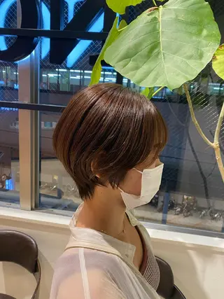 ショート LEVIJU hair所属・韓国ヘア🕊村上 ののこ🕊のヘアスタイル