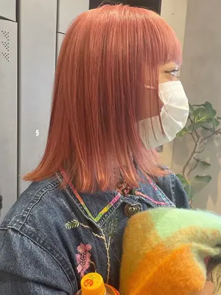 ミディアム 梅田韓国ヘア kiara🩷彡のヘアスタイル