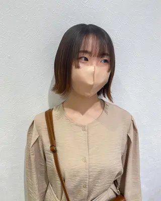 ショート カラー 韓国風デザイン 💐MIZUKI💐のヘアスタイル