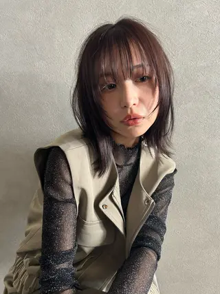 ミディアム regalo 水田のヘアスタイル
