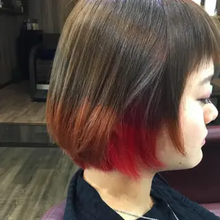 ショート カラー 金崎 新吾のヘアスタイル