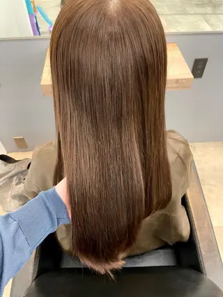 ロング カラー パーマ レイヤー/透明感/ 髪質改善🩵NANAのヘアスタイル