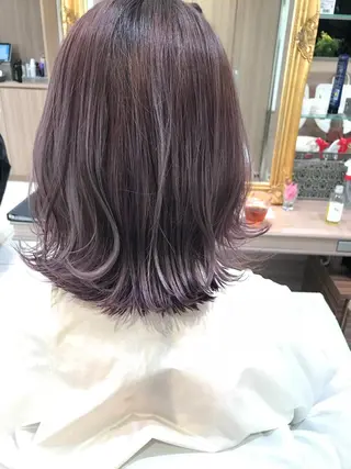 ミディアム カラー 島袋 ナオユキのヘアスタイル