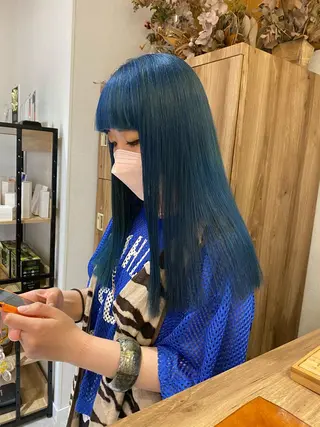 ロング カラー パーマ指名No1 /namiのヘアスタイル