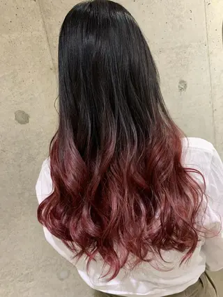 ロング カラー ヘアアレンジ ハイライトが 得意なニキです😊のヘアスタイル