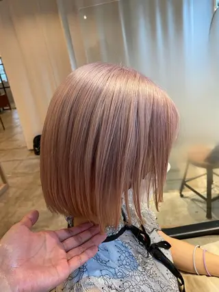 ショート カラー LATTE  渋谷所属・♡レイヤーカット れお♡のヘアスタイル