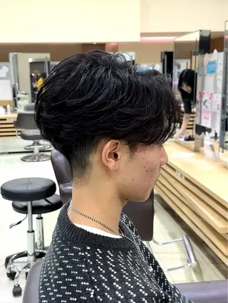 パーマ メンズ メンズパーマ特化🥇 フェザーパーマ/紘夢のヘアスタイル