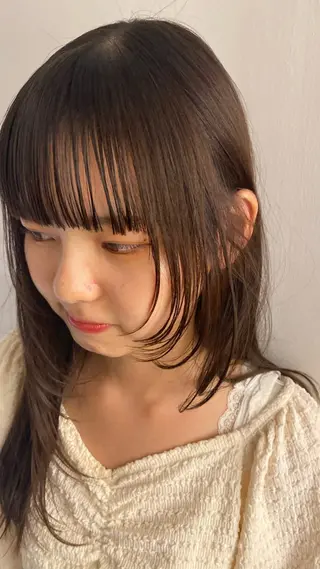 ロング カラー ヘアアレンジ marino マリノのヘアスタイル