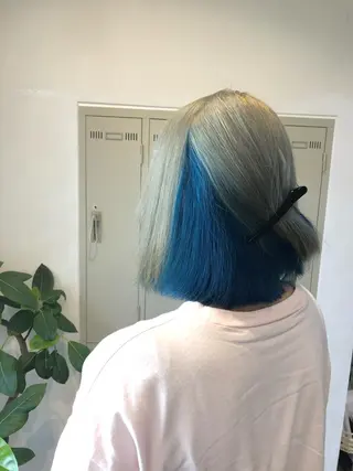 ミディアム カラー カツキ/GARTE 代官山のヘアスタイル