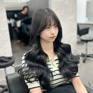 ロング 梅田髪質改善 縮毛矯正/星野綾哉のヘアスタイル