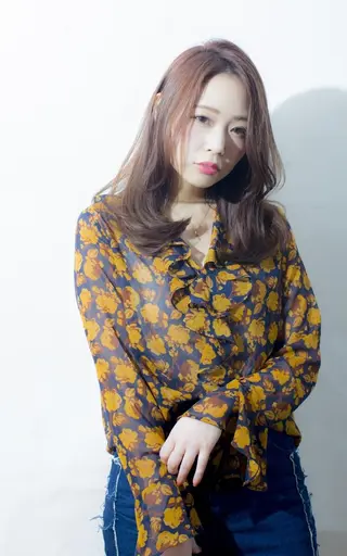 セミロング Agu hair rupia 金沢店所属・金沢美容室/ 艶髪/夜営業/JINのヘアスタイル