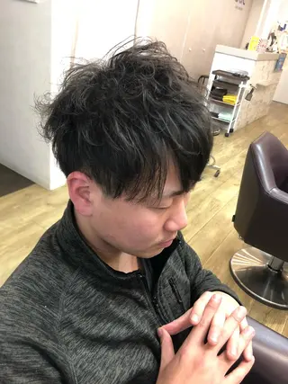 パーマ メンズ 迫 祐太のヘアスタイル