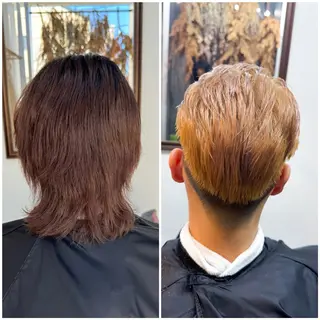 カラー メンズ 椎葉 祐也のヘアスタイル