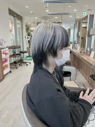 カラー メンズ Re:st所属・Miyavi/カラー ショートボブのヘアスタイル