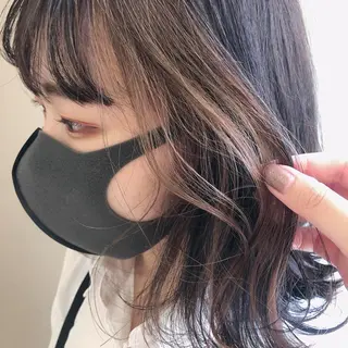 ミディアム カラー 似合わせ.ﾍｱｾｯﾄ 得意🌹井上美沙のヘアスタイル