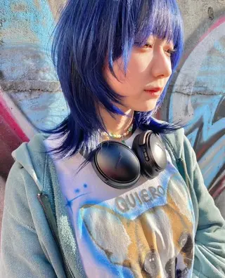 セミロング カラー 7Bridge所属・ハッシュカット 小西貫太のヘアスタイル