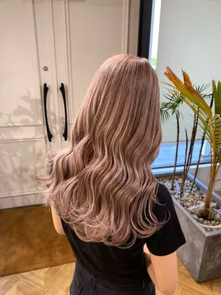 セミロング カラー yate'/ Wカラー/小出捷也のヘアスタイル