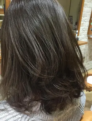 ミディアム ボブ/ショート/ 白髪染め/メンズ葛西のヘアスタイル