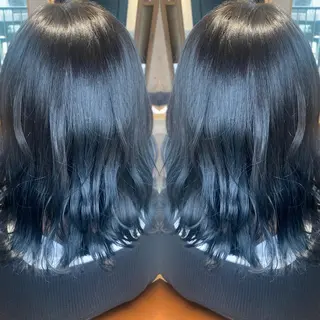 ミディアム カラー 韓国🇰🇷 ✂︎hair 内田愛のヘアスタイル