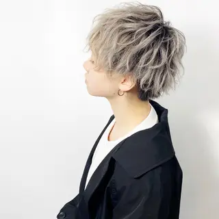 ショート カラー メンズ 大橋 拓巳のヘアスタイル