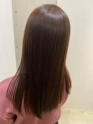 セミロング 田中 アキオのヘアスタイル