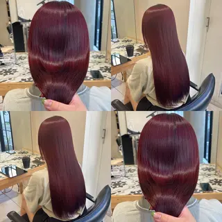 ロング カラー ナミ🩶暗髪/暖色 ❤️/透明感/縮毛のヘアスタイル