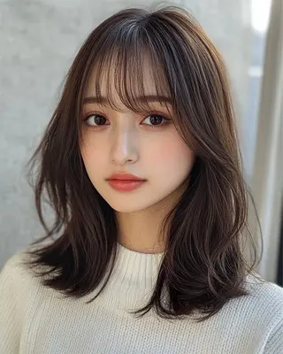 セミロング くびれレイヤー 🌻秋月 日向🌻のヘアスタイル