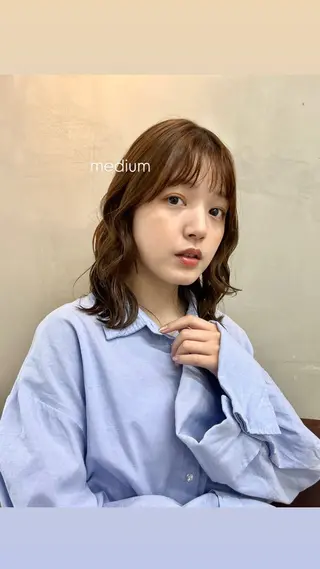 ミディアム mee.浦和所属・ami  ︎︎のヘアスタイル