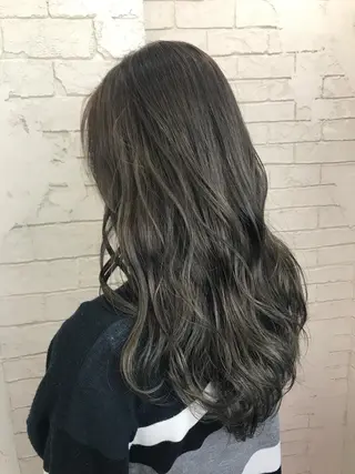 ロング 江幡 渉のヘアスタイル