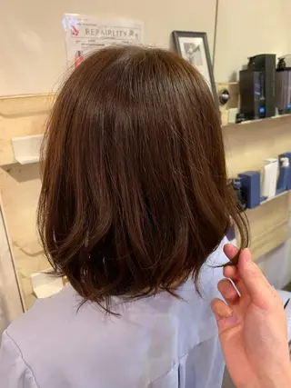 ミディアム カラー 個室　髪質改善サロン　HANARE by youres hair 神楽坂 【はなれ】所属・🌈髪質改善 縮毛矯正特化🌈松田のヘアスタイル