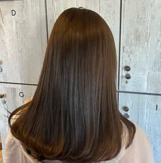 ロング カラー 透明感カラー/ くびれヘア/ユウユのヘアスタイル