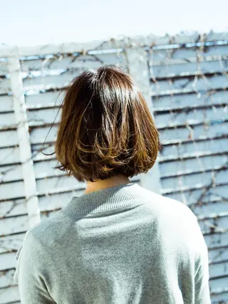 ショート カラー パーマ 池袋センターパート No.1 裕大のヘアスタイル