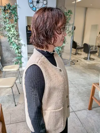 ミディアム 田中 亜沙美のヘアスタイル